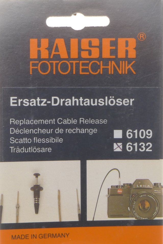 Replacement cable release new in packet for leica slr cameras