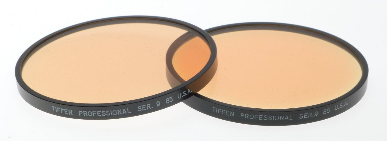 Tiffen set x2 professional 85 ser.9 colour conversion daylight tungsten filters