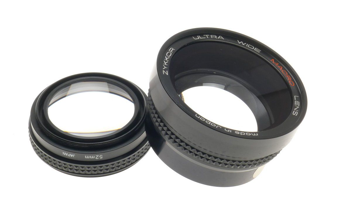 Zykkor ultra wide macro camera lens 52mm thread mount close up +8dt. Excellent