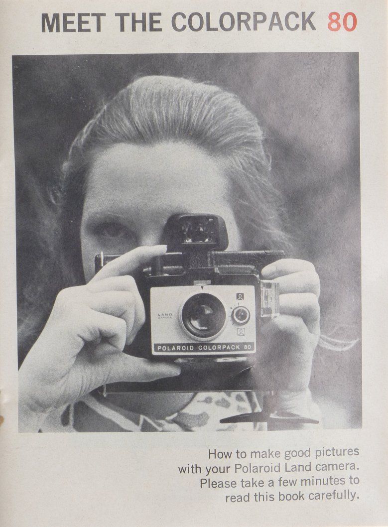 Polaroid Colorpack 80 Instant Land Pack Film Camera Original Box Manual 1971-76