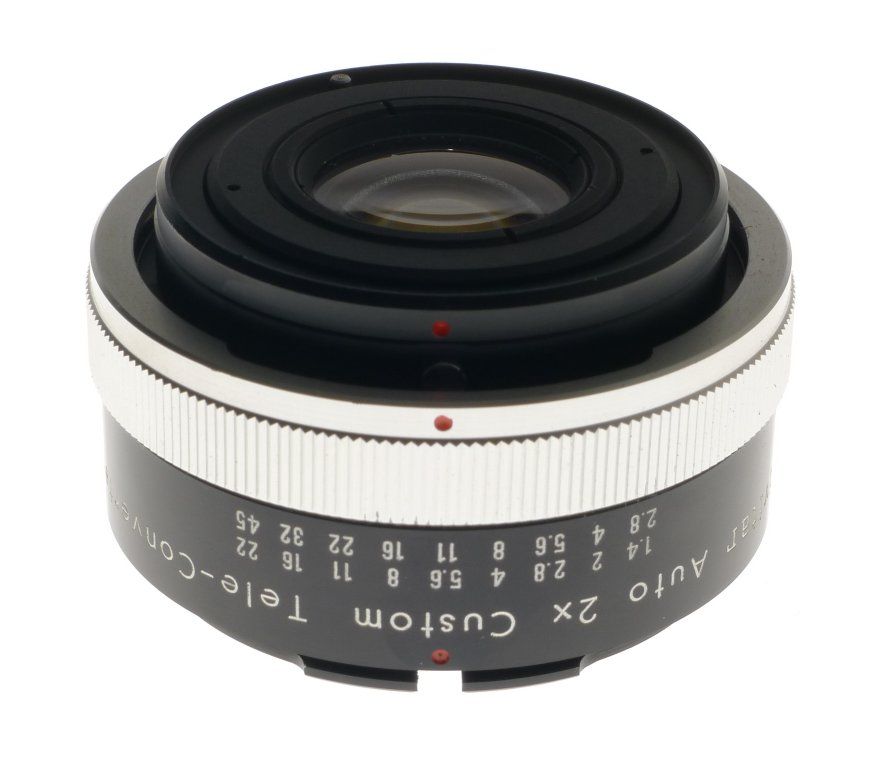Vivitar auto 2x custom tele-converter model 2x-18 for zeiss icarex camera lens