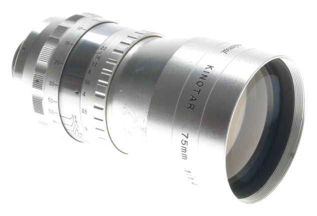 KINOTAR 75mm 1:1.4 PROFESSIONAL 16mm CINE LENS 1:1.4/75 MEGA RARE ICHIZUKA OPT.