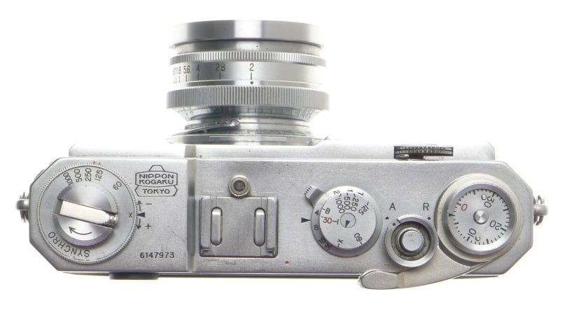 HALF CASE S2 NIKON RANGFINDER 35mm FILM CAMERA NIPPON KOGAKU NIKKOR H.C F2 f=5cm