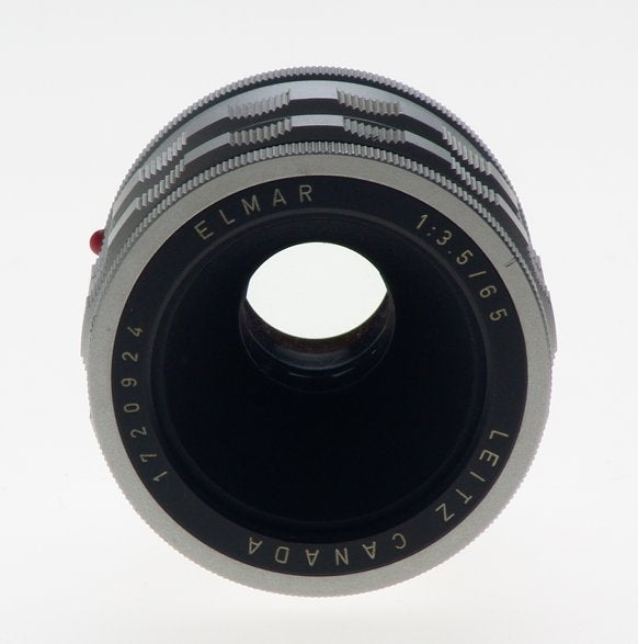 CANADA LEITZ ELMAR 1:3.5/65mm CHROME VISOFLEX LENS f=65mm WITH 16464 K MOUNT NR