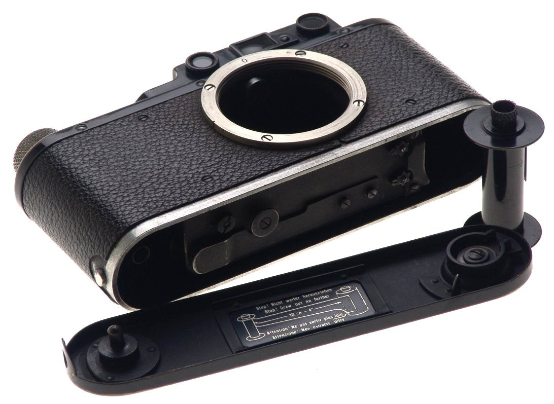 LEICA II BLACK PAINT RARE CAMERA LENS 5/400mm TELYT f=40 cm 1:5 REMOVABLE HOOD