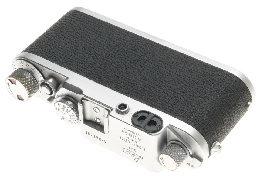 LEICA IIF 35mm FILM M39 MOUNT CAMERA RED DIAL ELMAR 1:3.5/5cm CLEAN 3.5/50 LENS