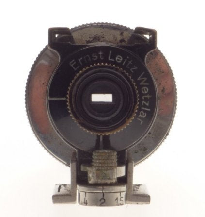 BLACK ENAMEL PAINT LEICA UNIVERSAL RANGEFINDER VIEWFINDER VIDOM NICKEL RARE USED