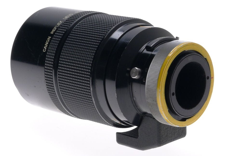 CANON SLR CAMERA BLACK REFLEX LENS 500mm 1:8 S.S.C FD MOUNT 8/500mm CLEAN CAP
