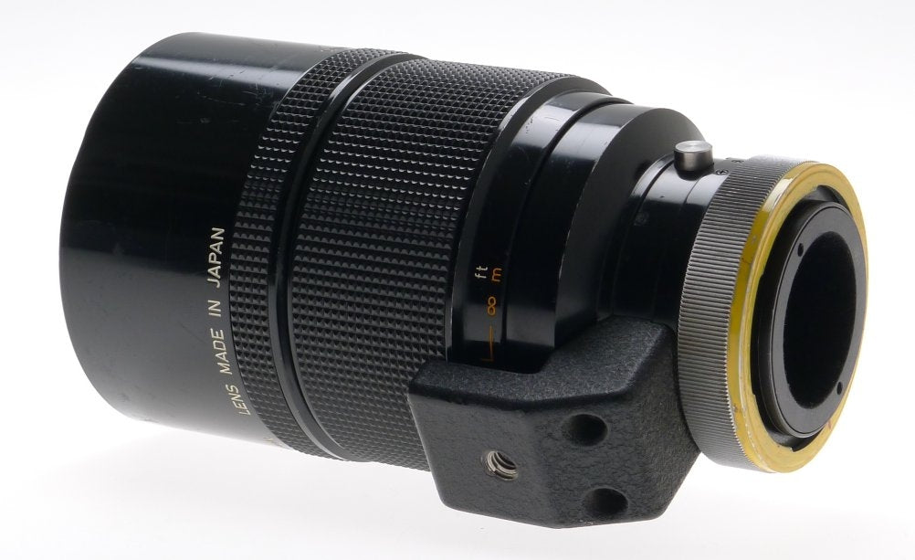 CANON SLR CAMERA BLACK REFLEX LENS 500mm 1:8 S.S.C FD MOUNT 8/500mm CLEAN CAP