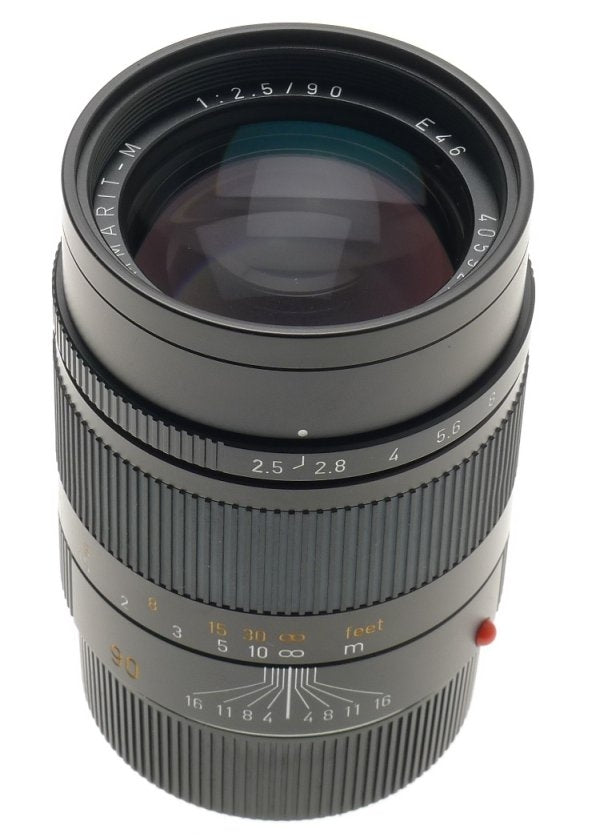 LEICA 1:2.5/90mm SUMMARIT-M CAMERA LENS M9 M3 BLACK 6 bit MONOCHROME GUARANTEE