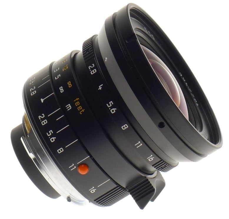 NEW LEICA ELMARIT-M 2.8/21mm ASPH. LENS 11135 WIDE ANGLE 6-Bit BOX CAP HOOD f=21