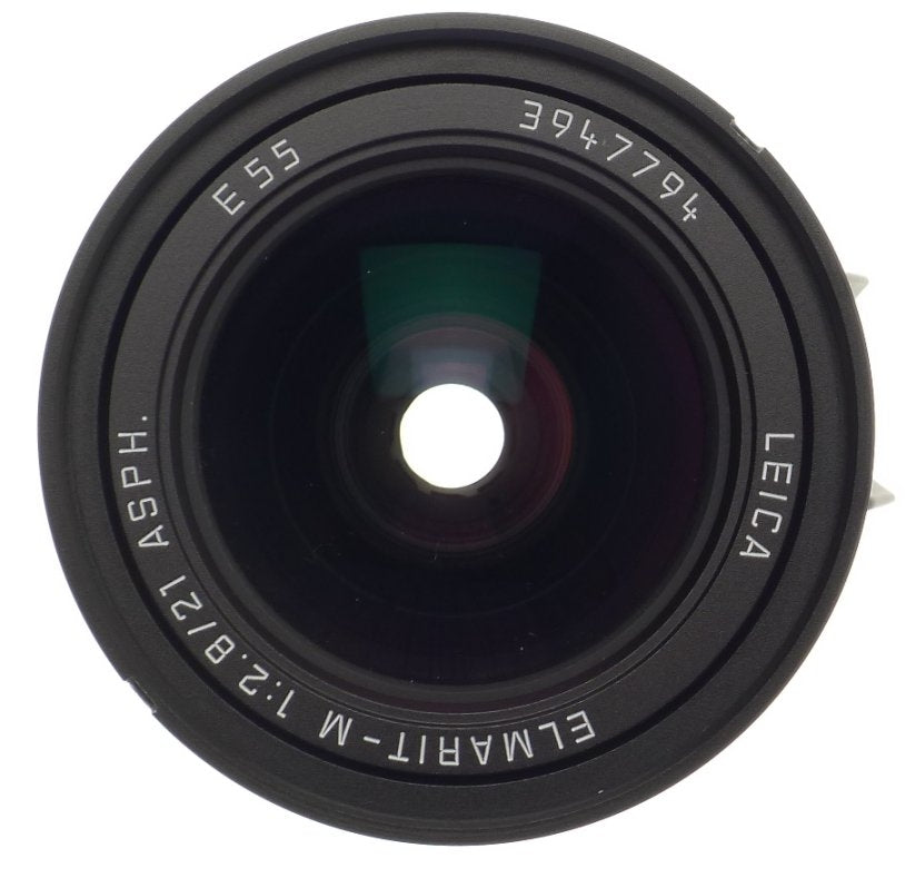 NEW LEICA ELMARIT-M 2.8/21mm ASPH. LENS 11135 WIDE ANGLE 6-Bit BOX CAP HOOD f=21