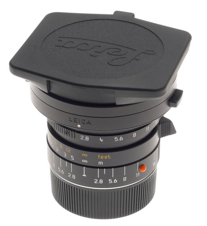 NEW LEICA ELMARIT-M 2.8/21mm ASPH. LENS 11135 WIDE ANGLE 6-Bit BOX CAP HOOD f=21