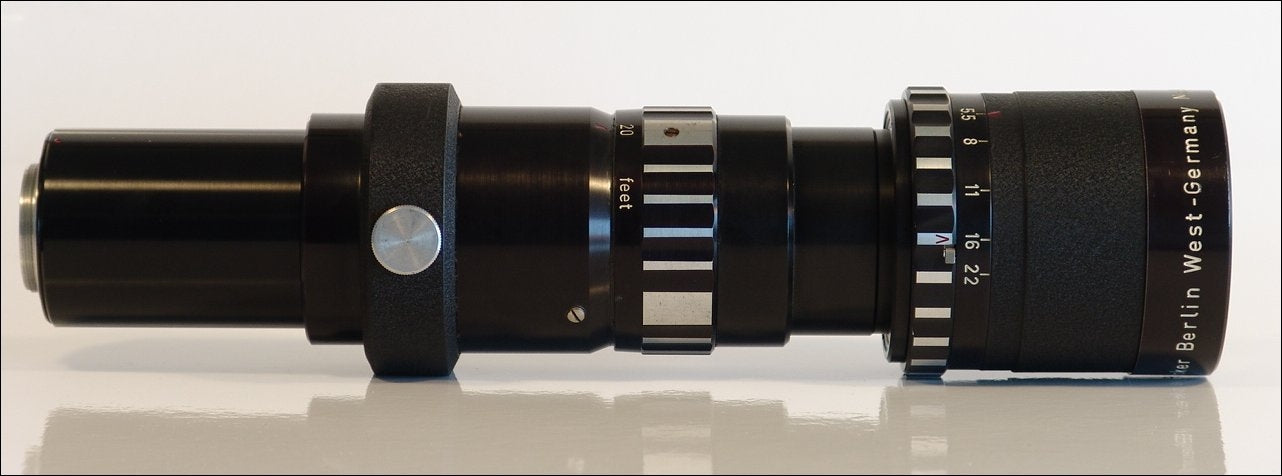 LEICA M39 SCREW MOUNT TELE LENS PIESKER 5.5/400mm PICON