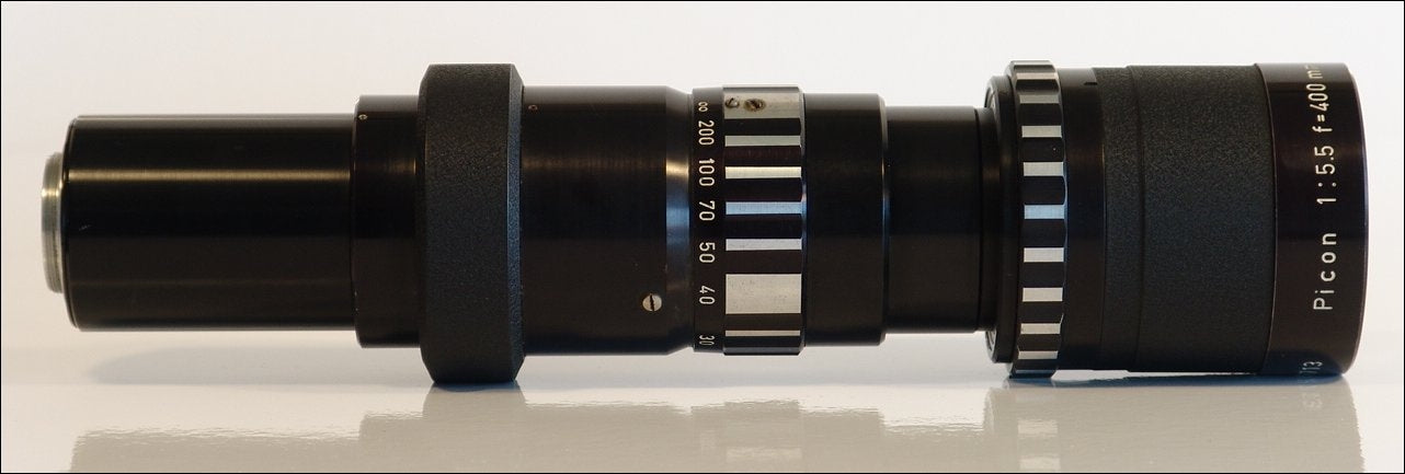 LEICA M39 SCREW MOUNT TELE LENS PIESKER 5.5/400mm PICON