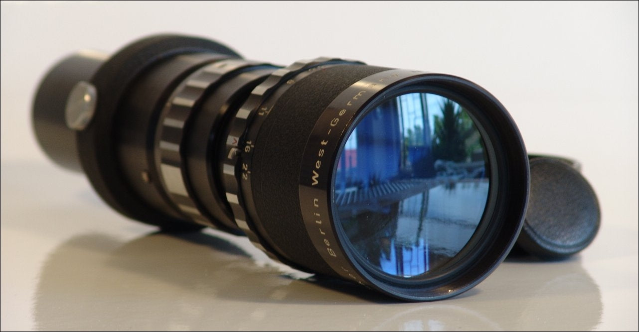 LEICA M39 SCREW MOUNT TELE LENS PIESKER 5.5/400mm PICON
