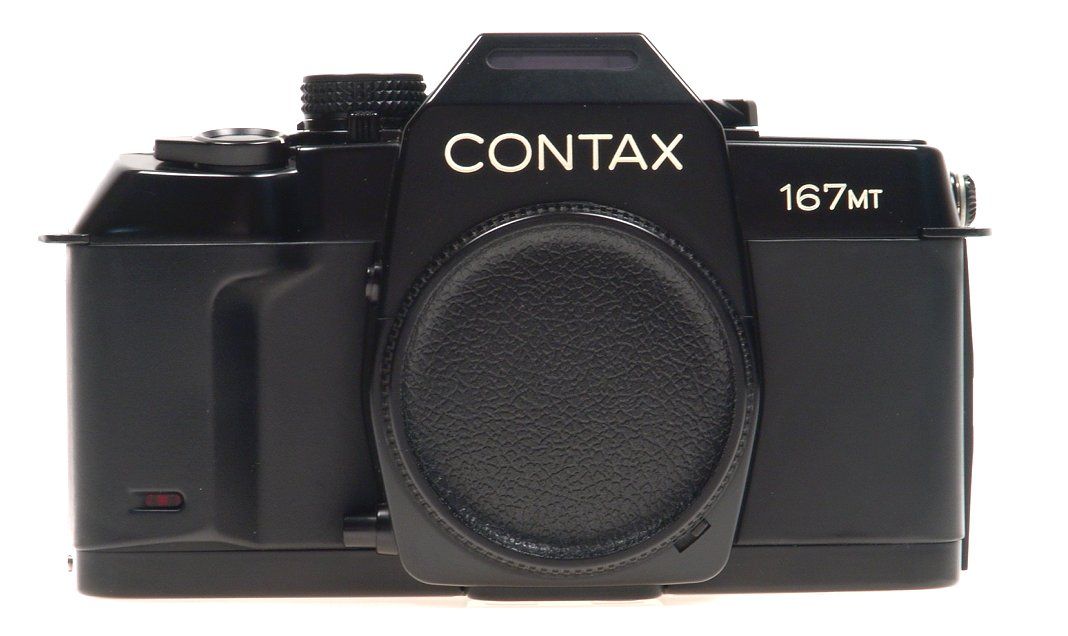 ZEISS CONTAX 167 MT BLACK 35mm CAMERA BODY PAPERS MINT