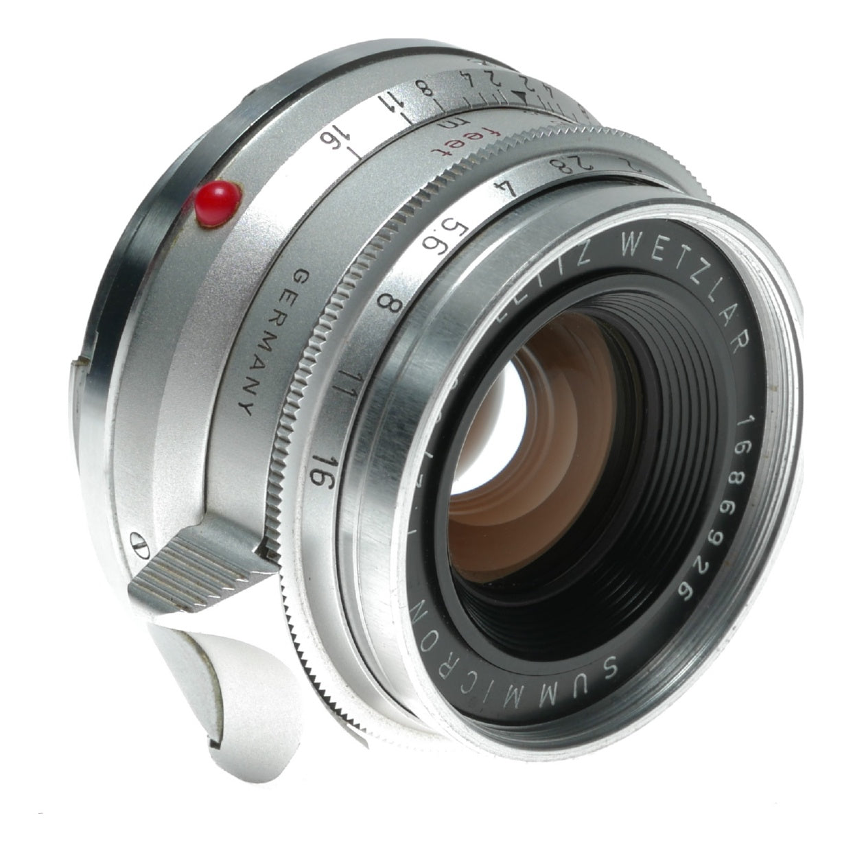 Leica Summicron 8 elements 2/35 mm Germany vintage lens Exceptional