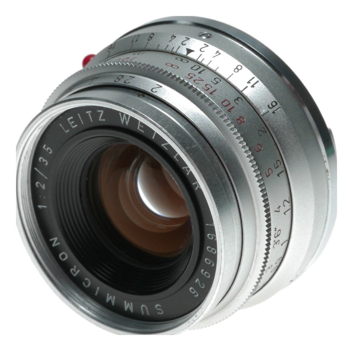 Leica Summicron 8 elements 2/35 mm Germany vintage lens Exceptional