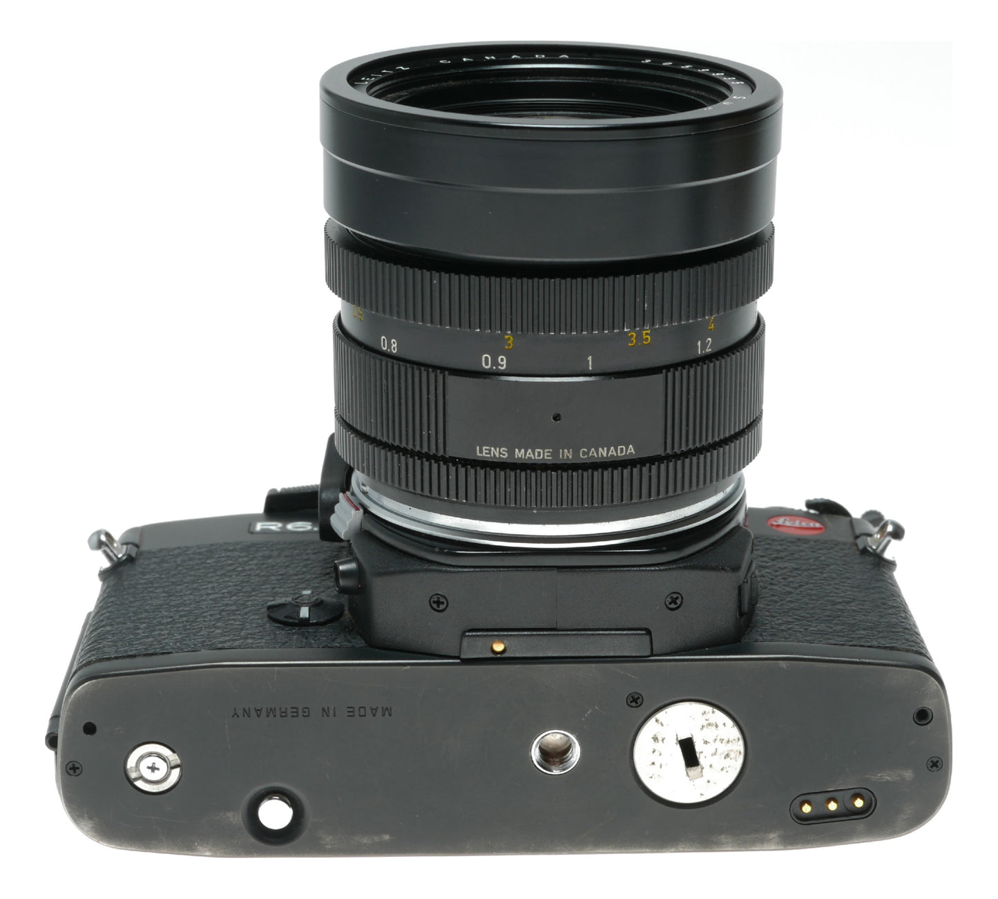 Leica R6.2 SLR 35, 90 and 60mm Macro-Elmarit-R film camera set
