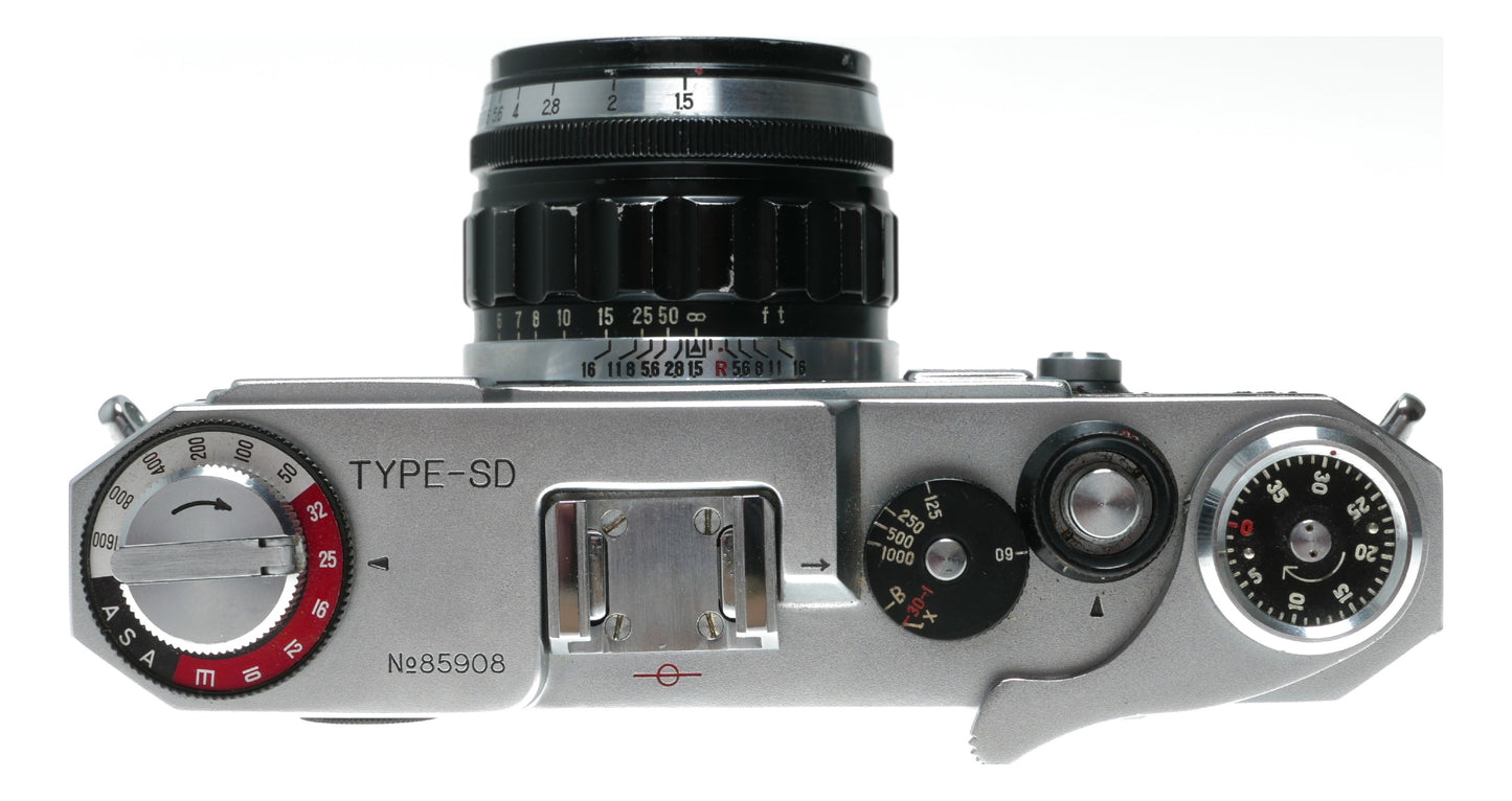 Tanack TYPE-SD 1.5/50 mm LTM Rangefinder camera Tanar H.C 5cm f1.5
