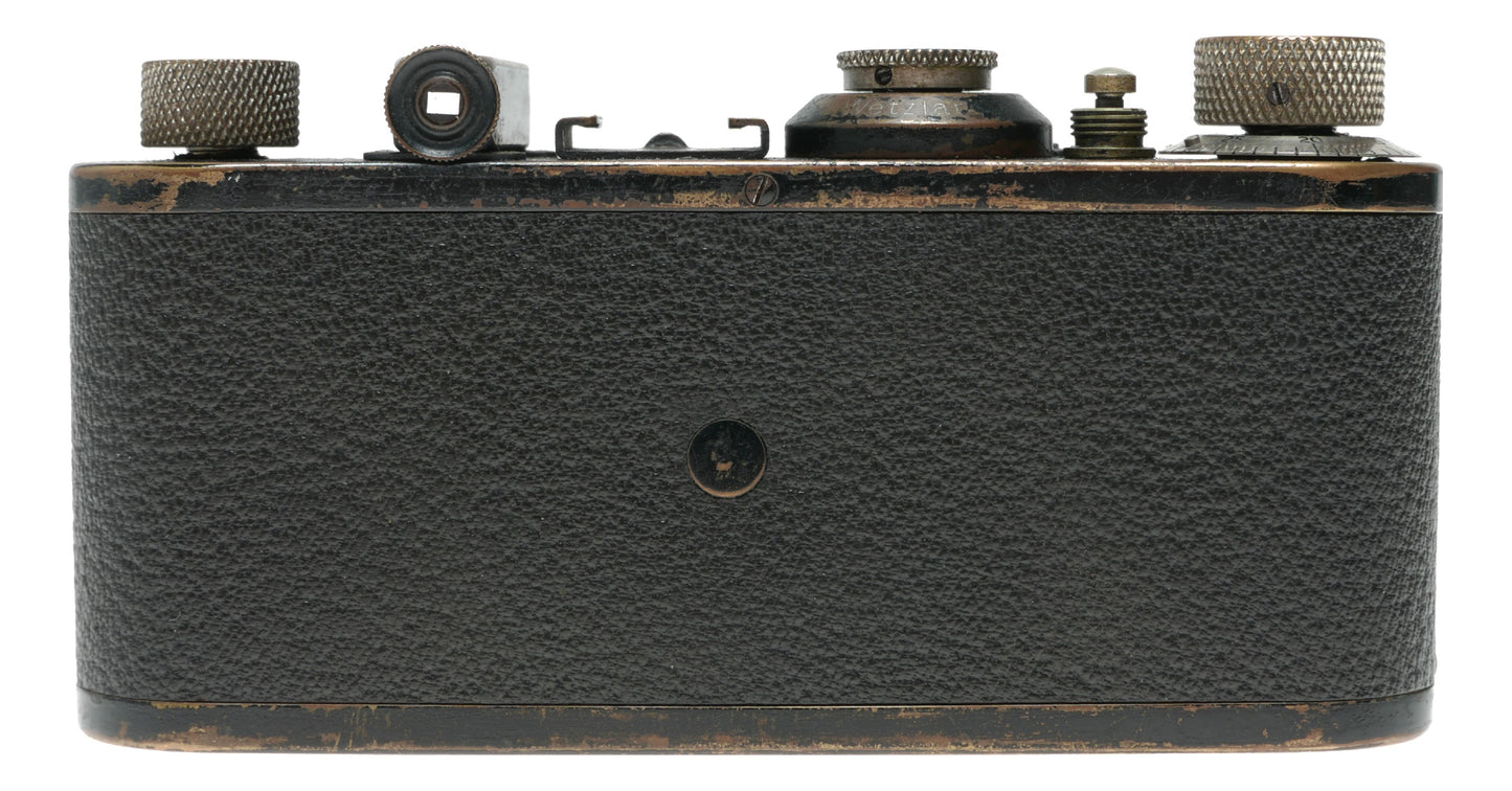 Leica I Black paint #9843 Leitz Elmar 3.5/50 mm collapsible lens