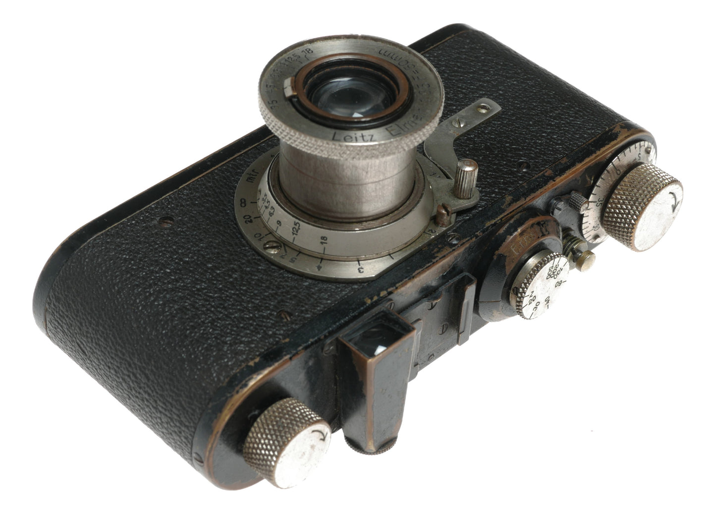Leica I Black paint #9843 Leitz Elmar 3.5/50 mm collapsible lens