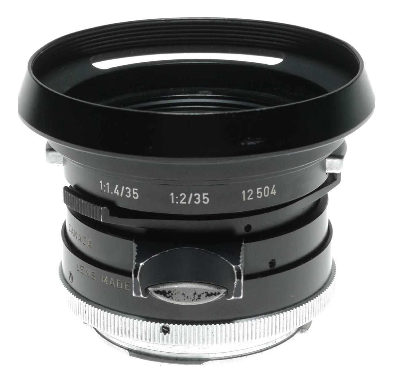 Leitz black Summilux 1.4/35mm infinity lock Canada Rare