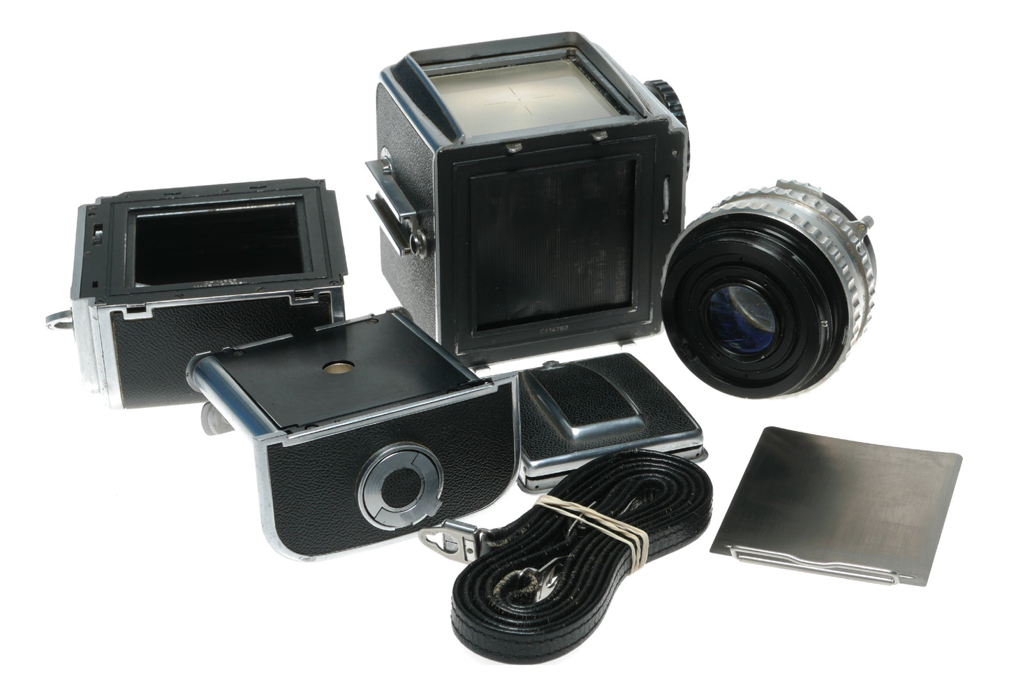 Hasselblad 1000f Classic 6x6 camera Zeiss-Opton Tessar 2.8/80mm