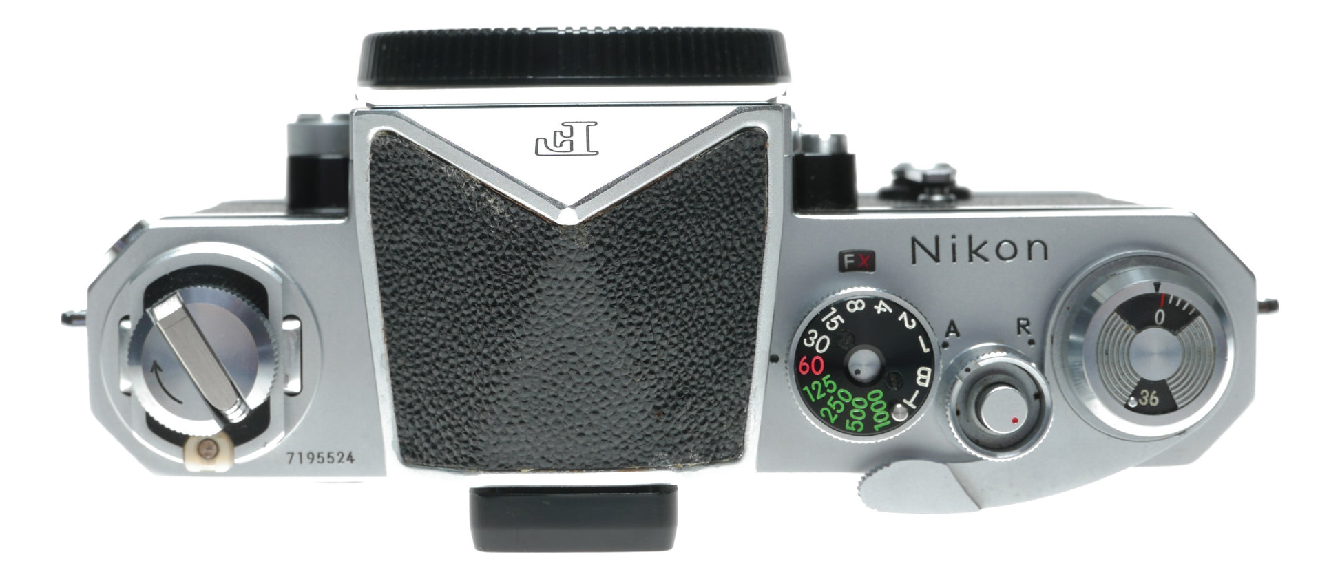 Nikon F body chrome SLR classic 35mm film camera with manual stunning