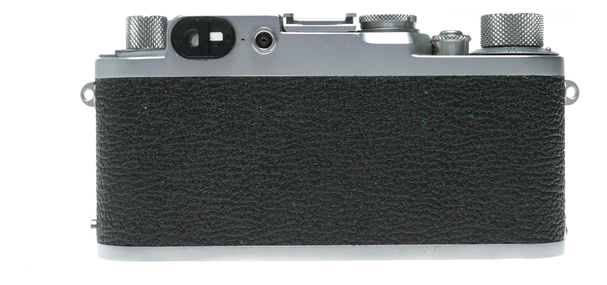 Leica IIIf self timer rangefinder Leitz Elmar 3.5/50 red scale lens