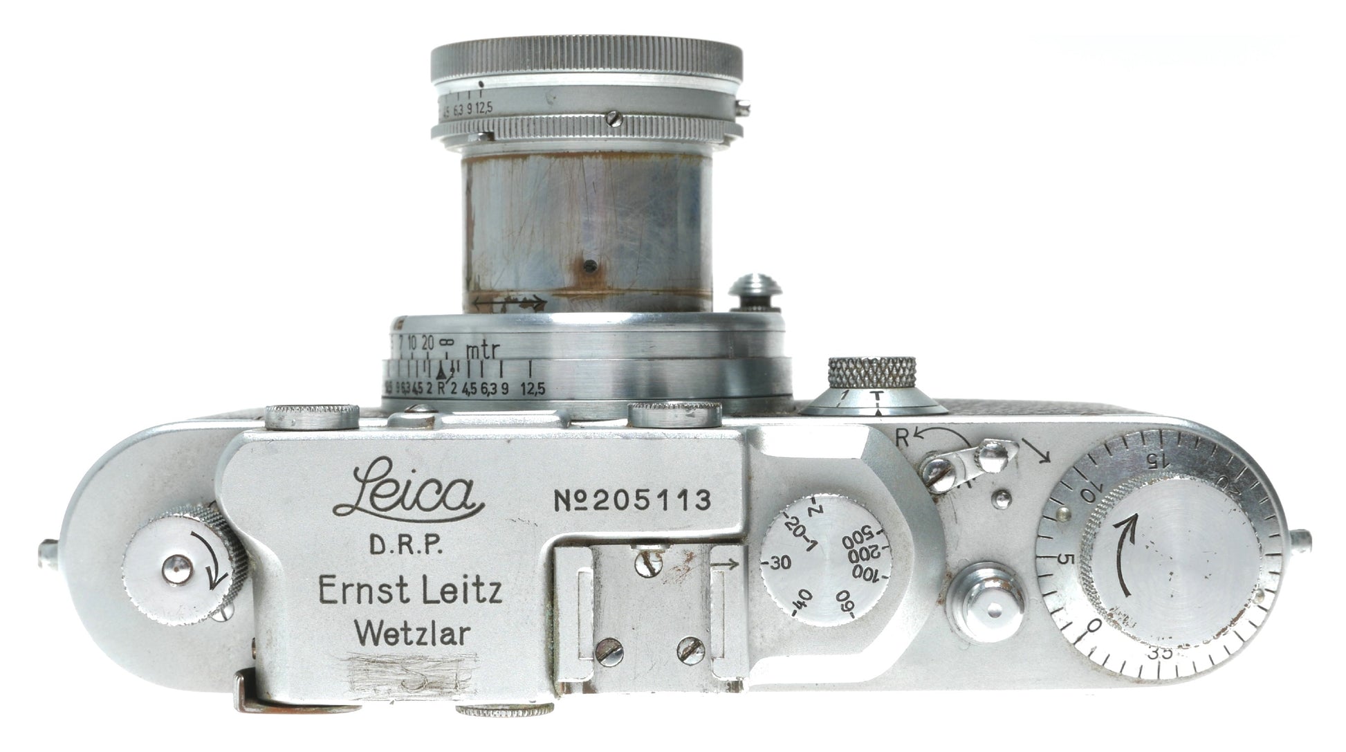 Leica III Chrome RF camera Leitz Summar 5cm 1:2 lens 2/50mm Xtras