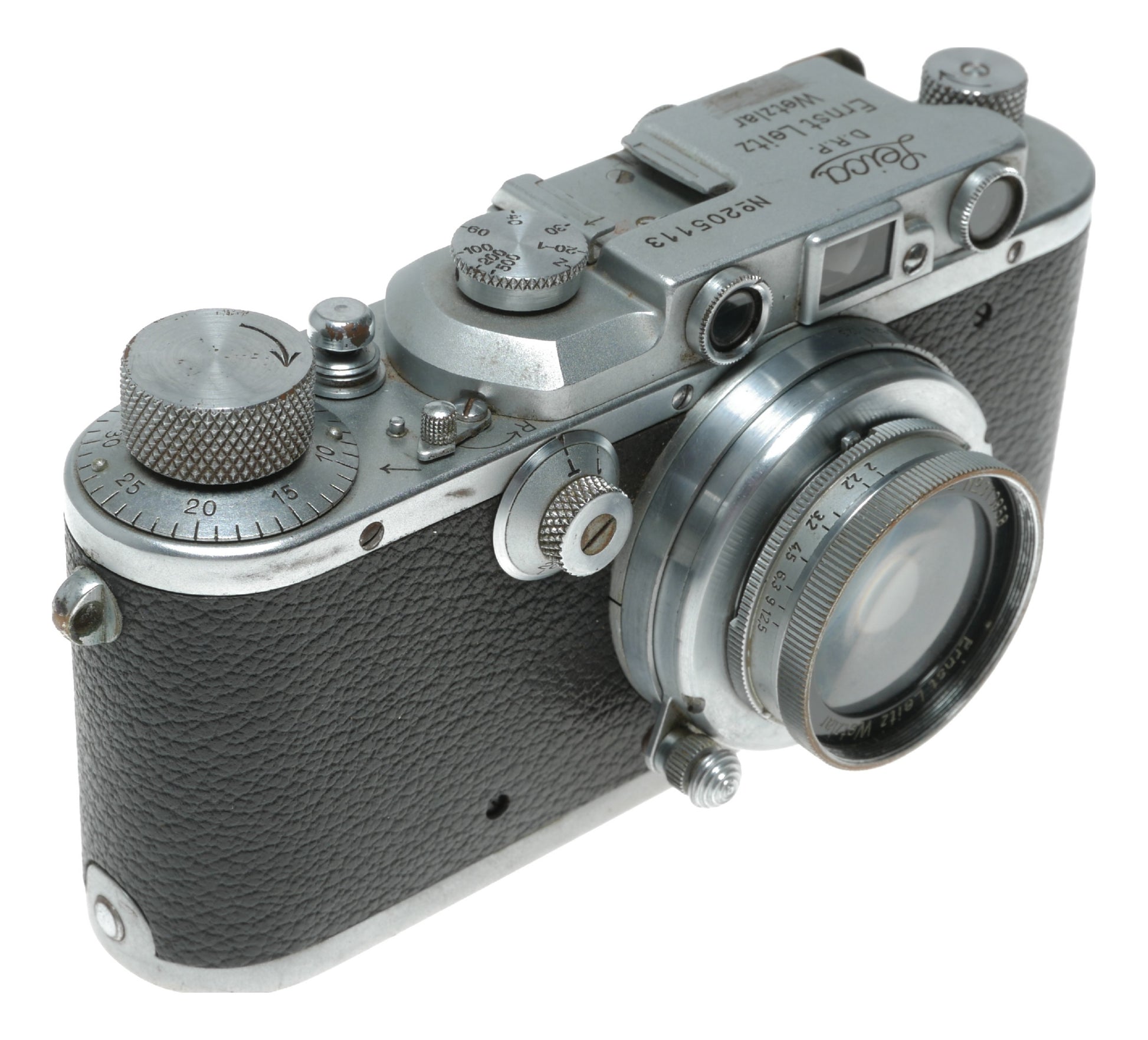 Leica III Chrome RF camera Leitz Summar 5cm 1:2 lens 2/50mm Xtras
