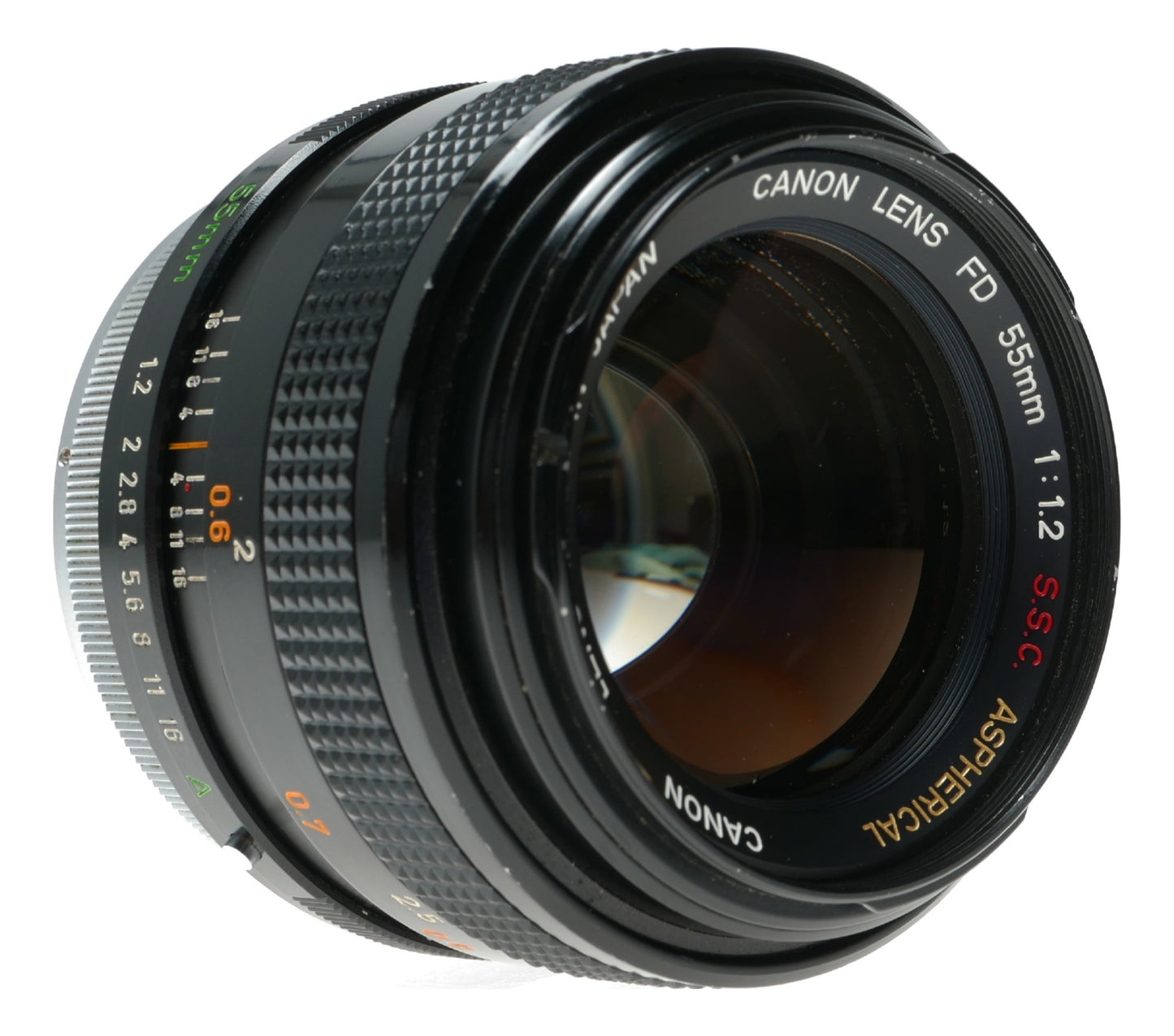 Canon FD 55mm f1.2 S.S.C ASPHERICAL vintage lens 1.2/55m
