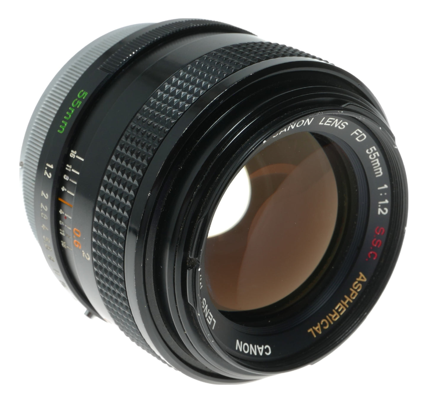 Canon FD 55mm f1.2 S.S.C ASPHERICAL vintage lens 1.2/55m