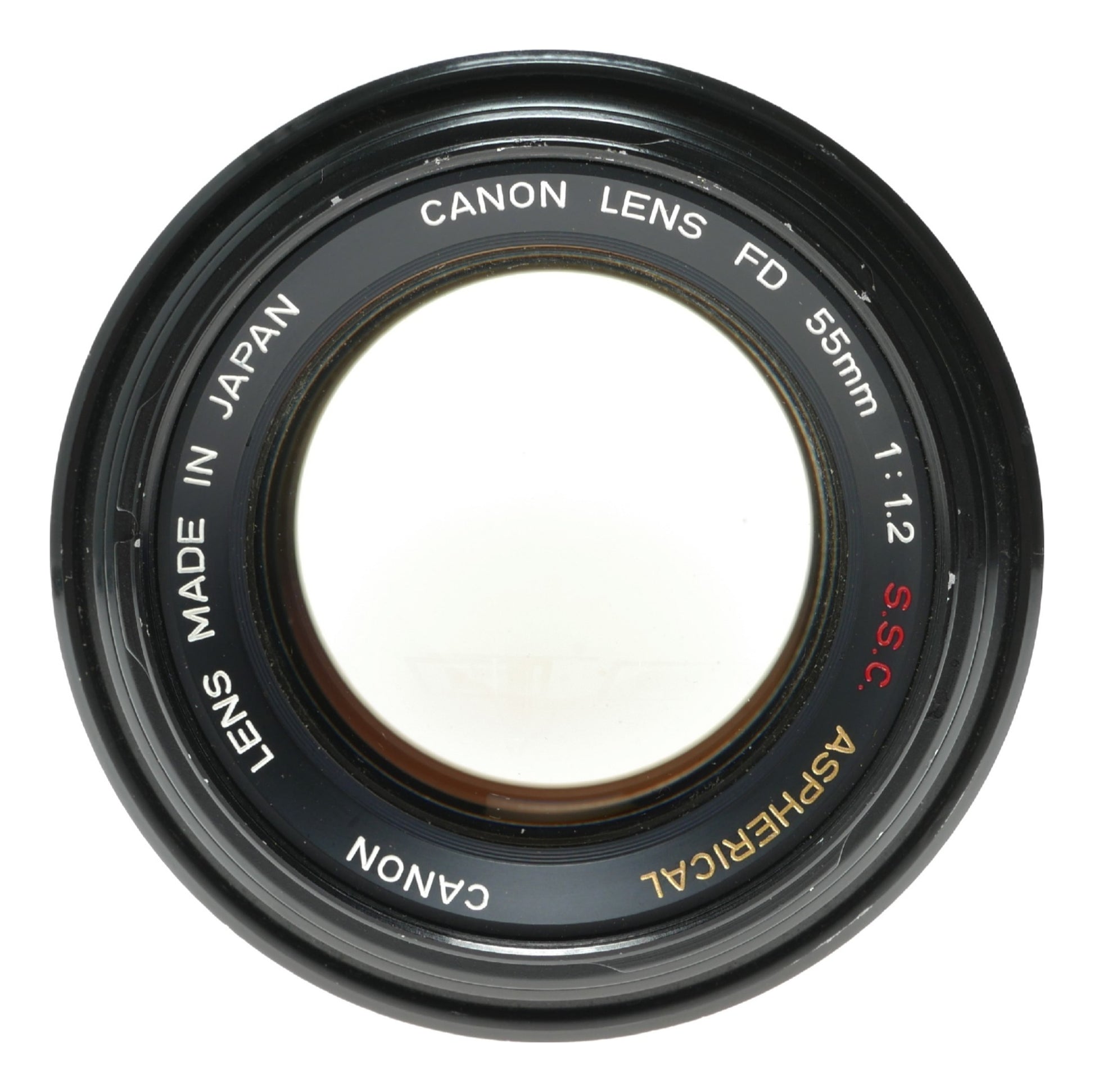 Canon FD 55mm f1.2 S.S.C ASPHERICAL vintage lens 1.2/55m