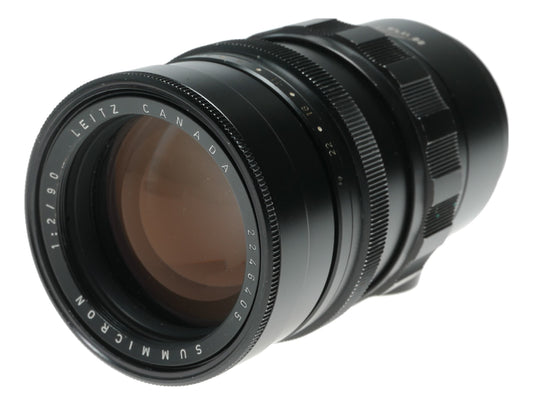 Leica Summicron 2/90 leitz Canada black M mount lens