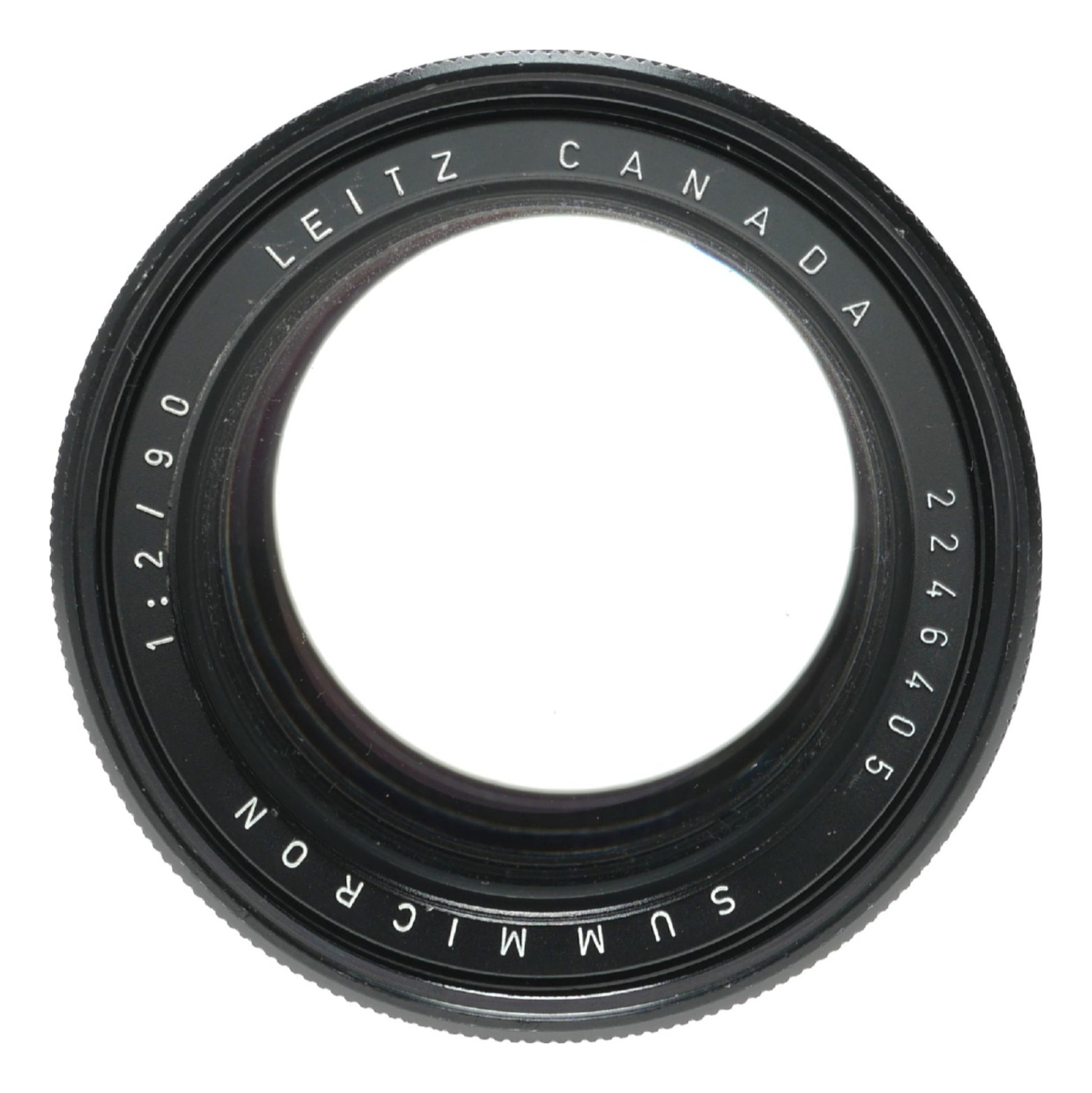 Leica Summicron 2/90 leitz Canada black M mount lens