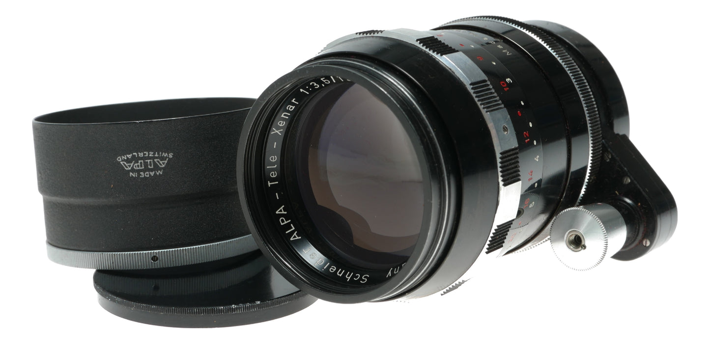 Alpa-Tele-Xenar 1:3.5/135 mm Schneider Alpa camera lens hood cap