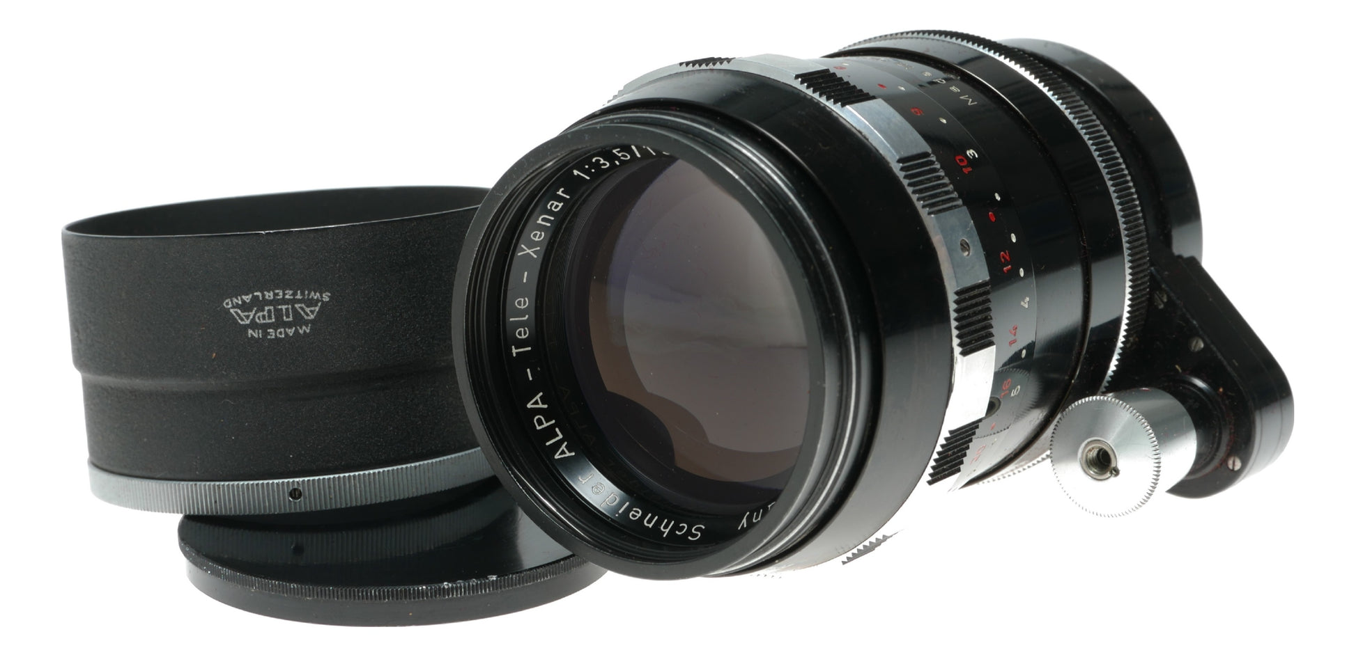 Alpa-Tele-Xenar 1:3.5/135 mm Schneider Alpa camera lens hood cap
