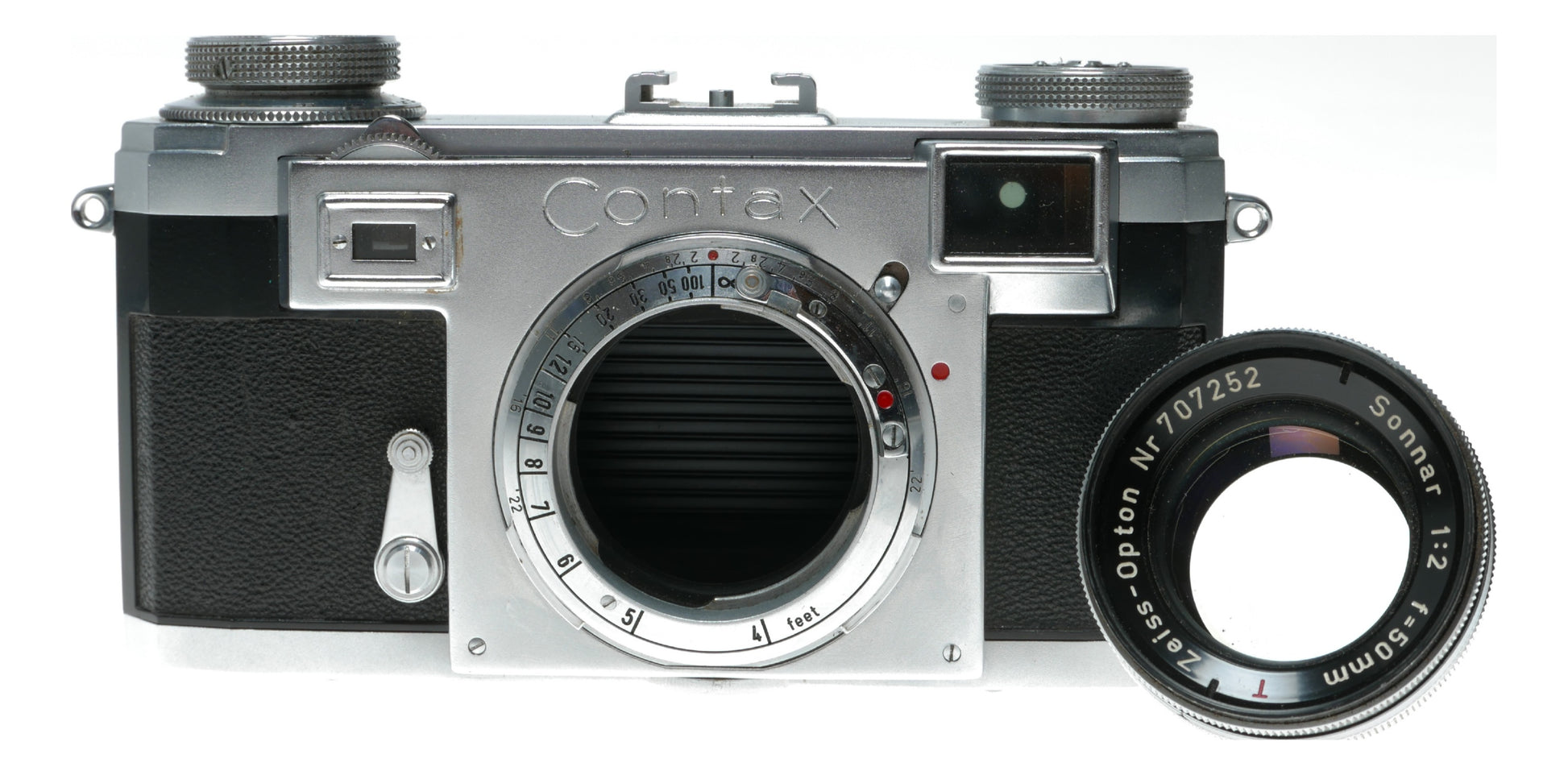 Zeiss Contax rangefinder camera with 2/50mm Sonnar 5cm f2