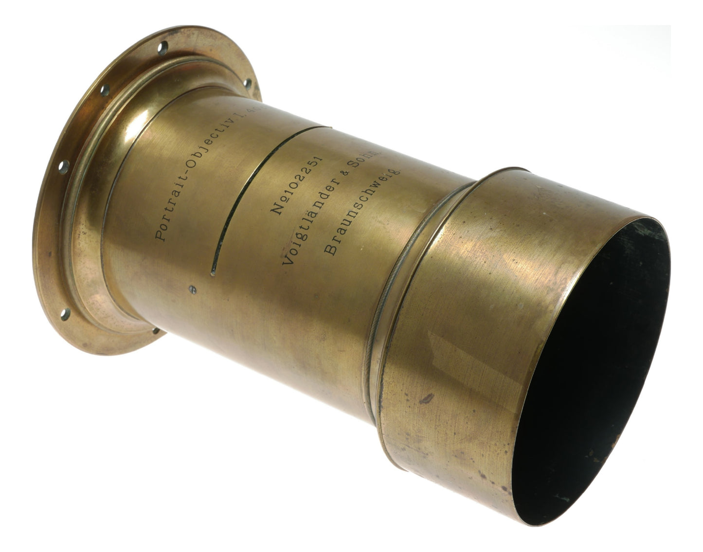 Voigtlander Portrait Objectiv I , 40cm LARGE lens Brass