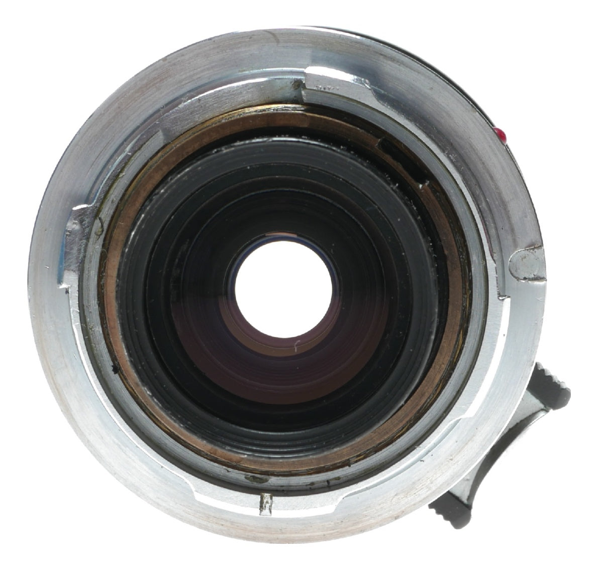 Leitz Elmarit 1:2.8/28 mm Leitz lens Germany hood infinity tab 9 elements Box