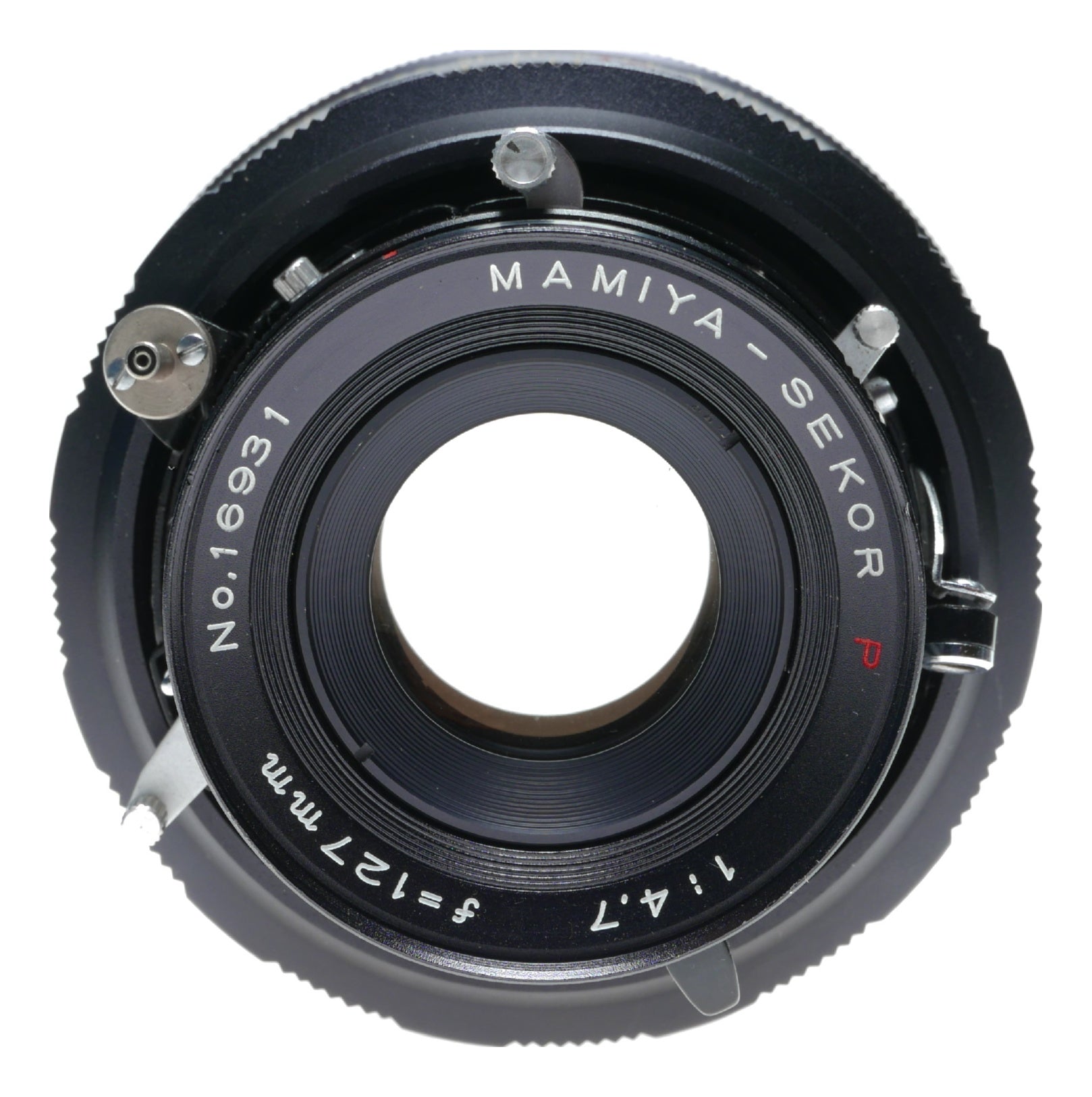 Mamiya-Sekor P 1:4.7 f=127mm Universal Press Prime f/4.7 black 127mm lens