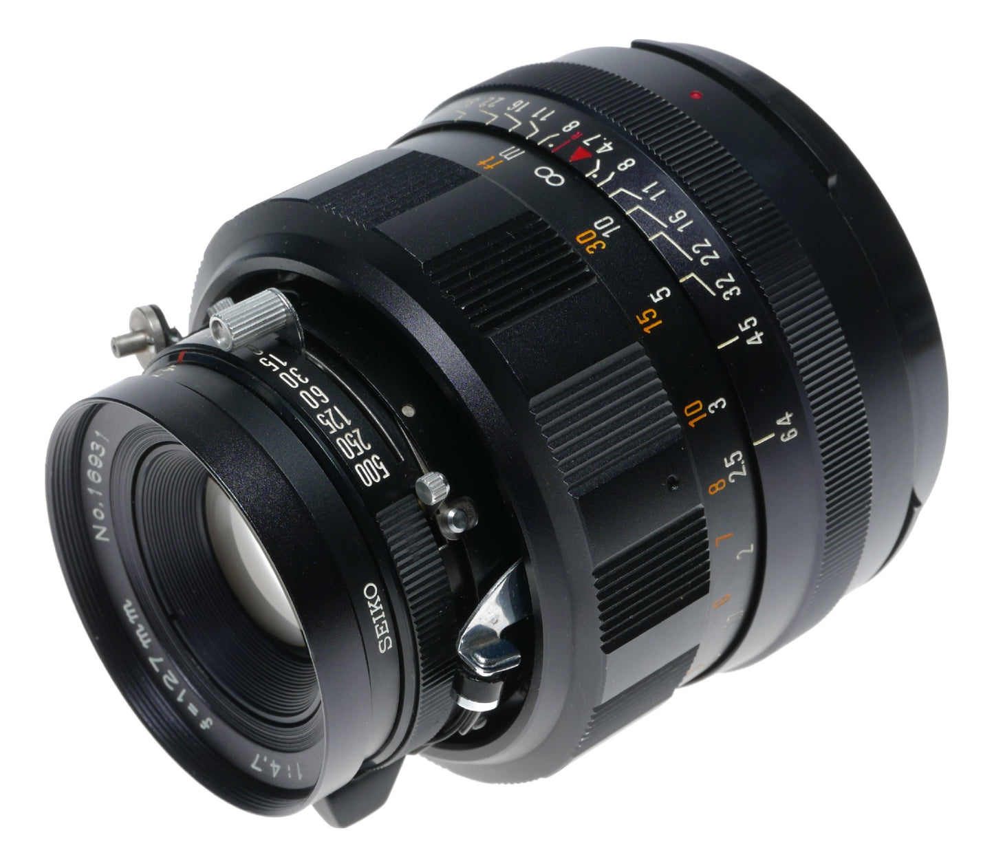 Mamiya-Sekor P 1:4.7 f=127mm Universal Press Prime f/4.7 black 127mm lens