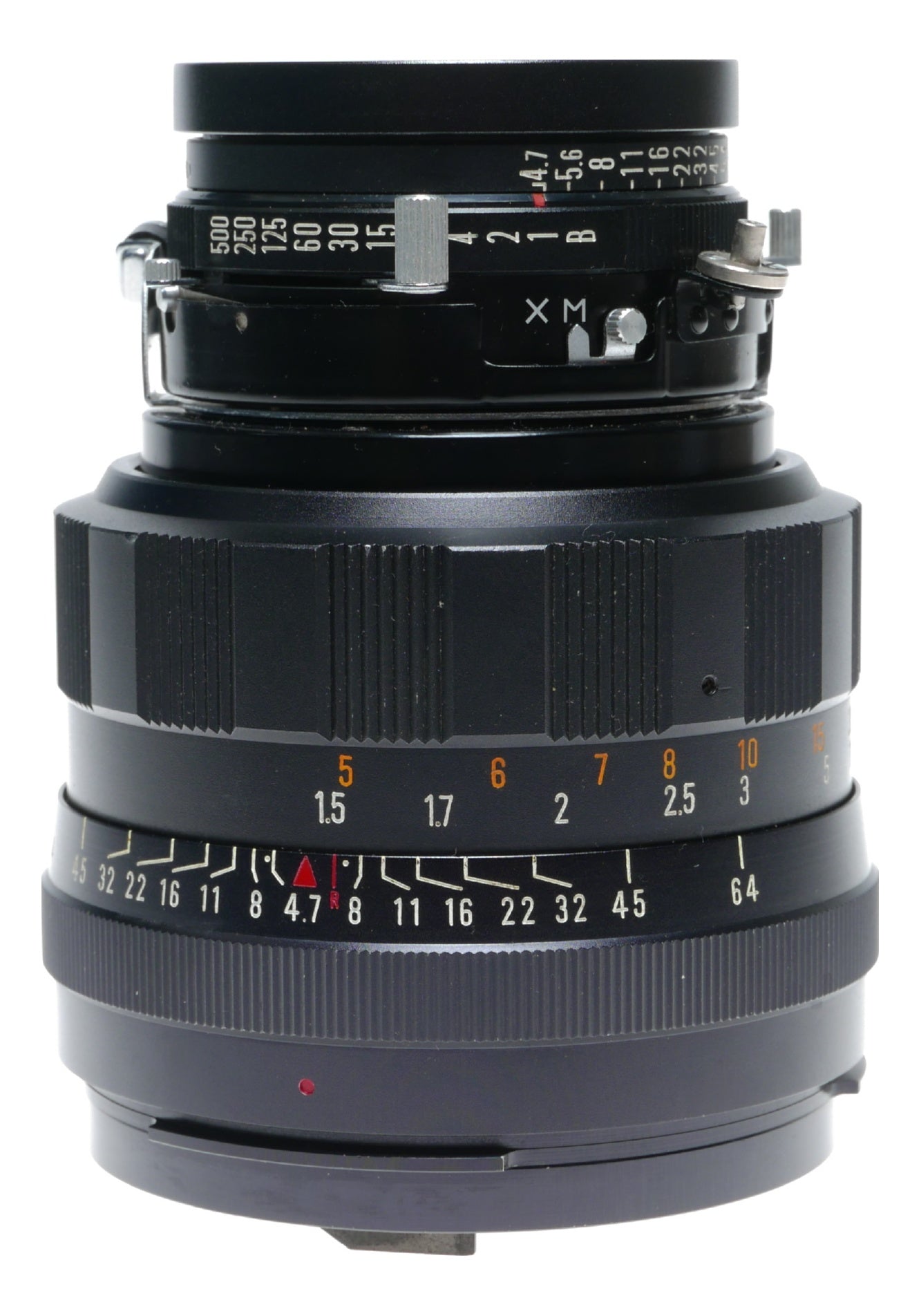 Mamiya-Sekor P 1:4.7 f=127mm Universal Press Prime f/4.7 black 127mm lens