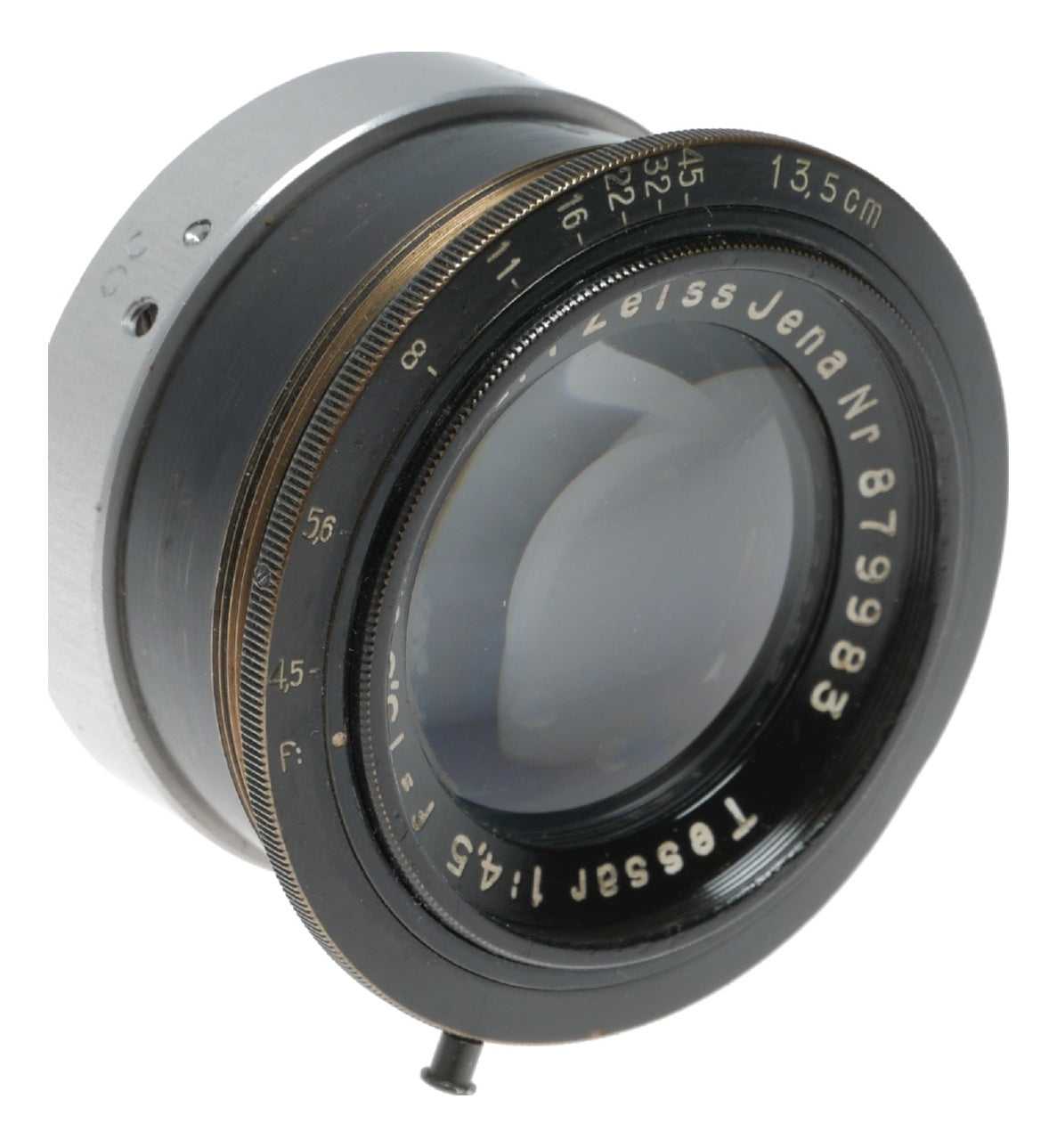 Zeiss Tessar 1:4.5 f=13,5cm Vintage lens 4.5/135mm f/4.5 COA adapter