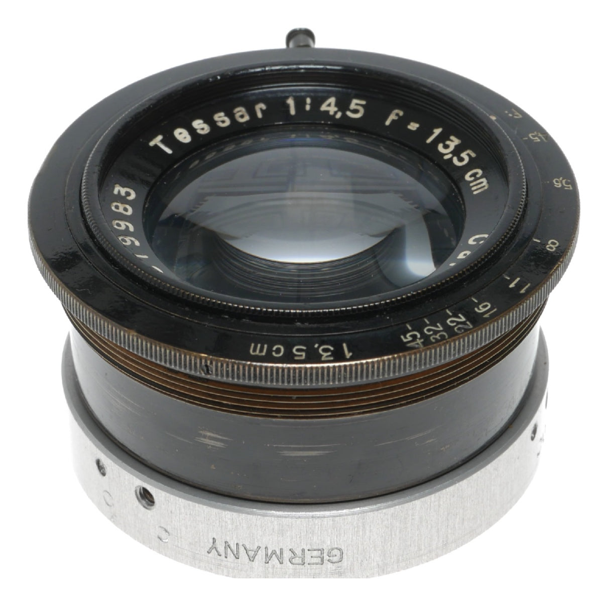 Zeiss Tessar 1:4.5 f=13,5cm Vintage lens 4.5/135mm f/4.5 COA adapter