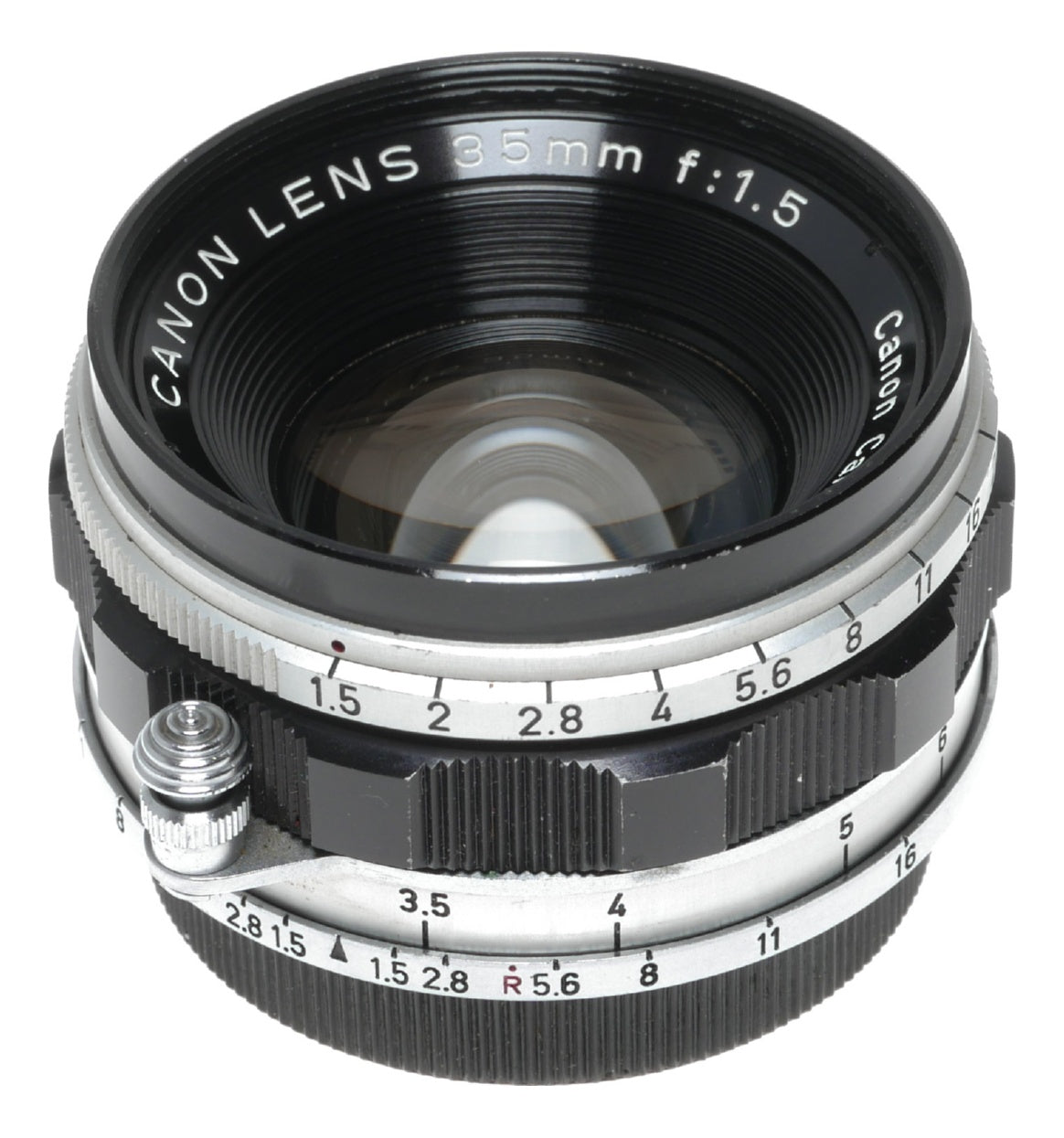 Canon Lens LTM 35mm 1:1.5 fast wide vintage M39 Leica screw mount 1.5/35