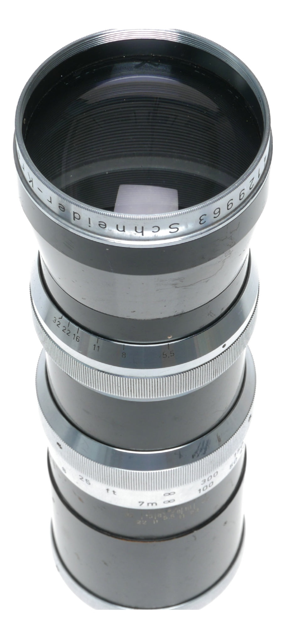 42mm Schneider Tele Xenar 1:5.5/360 rare SLR vintage lens f=360mm f/5.5